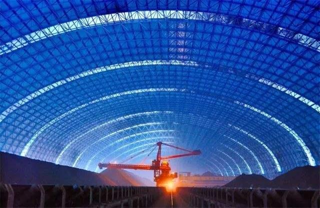 沙河亿优钢构工程师为您解析原料场封闭技术的特点和类型